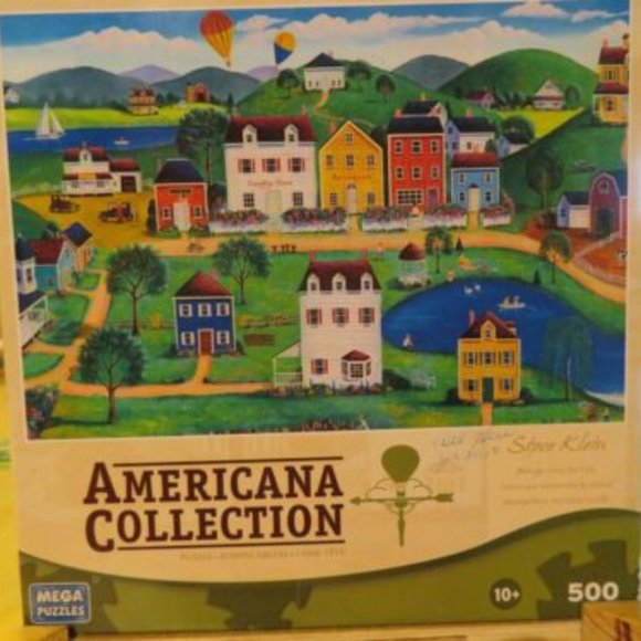 MEGA Americana Collection BALLOONS Over The City 500 Pce COMPLETE (P200) - Picture 1 of 5